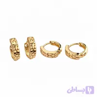 گوشواره حلقه‌ای کلاسیک یک سانتی ژوپینگ