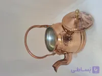 کتری مسی چکشی قرمز رنگ