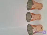 لیوان مسی بزرگ قرمز رنگ مارک پیچی و سه بعدی نانو شده ساخت زنجان