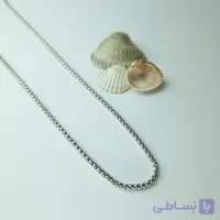 گردنبند استیل ویتالیی نقره ای