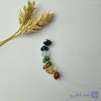 گردنبند سنگ هفت چاکرا اصل با نخ نامریی