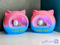چراغ خواب فانتزی طرح گربه