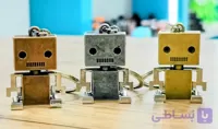 سرکلیدی طرح ربات فلزی