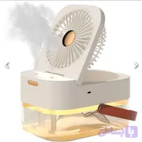 پنکه رومیزی مدل DualSpray با مه پاش و چراغ خواب اورجینال