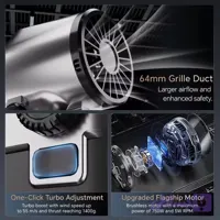 ❇️ جت فن توربو BOOSTER مدل TF64A2 ❇️ دمنده قدرتمند با قابلیت توربو و چراغ قوه 🔦