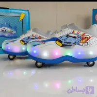 ❇️⛸ کفش اسکیتی چراغ‌دار با چرخ تاشو وارداتی ⛸