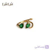 انگشتر زمرد طلا