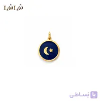 آویز ماه و ستاره نقره