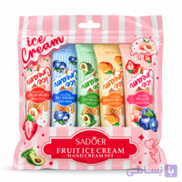 ست ۵ عددی کرم دست SADOER Fruit Ice Cream