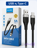 کابل شارژ USB TO TYPE C از برند اصلی هامر