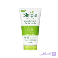 ژل شستشو سیمپل مدل Moisturizing حجم ۱۵۰میل