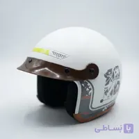 کلاه کاسکت بدون فک طرح ایتالیایی