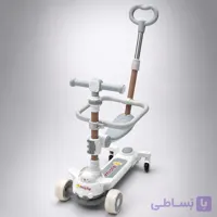 اسکوتر تعادلی بچگانه محافظ دار موزیکال گربه ای