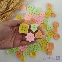 صابون طرح دکمه