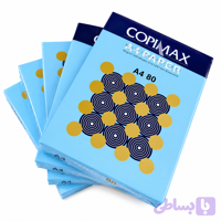 کاغذ a۴ کپی مکس 80 گرم 2500 عدد 5 بسته copimax
