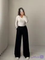 شلوار واید اولدمانی  مشکی