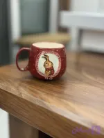 ماگ سرامیکی دست ساز هوگه طرح دختر مزرعه