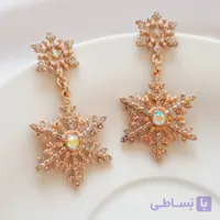 گوشواره زنانه آی ام مدل دونه برف کد E2549