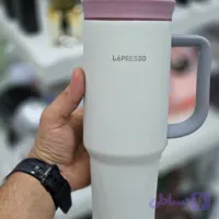 ماگ مسافرتی لپرسو LePRESSO QuirkSip 1200ml استیل دوجداره نی‌دار | حفظ دما 24 ساعته
