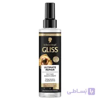 اسپری دوفاز مشکی التیمیت گلیس Gliss Ultimate Repair 2 Phase 200Ml