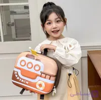 کوله پشتی مهدکودکی پسرانه وارداتی جلو فایبر ۱۳۷۵