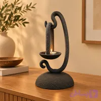 جاشمعی دکوراتیو پلی استر مدل آویز صخره‌ای (طرح هلالی معلق)