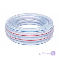 شیلنگ شفاف نخدار آرسا سایز 2 اینچ مواد غذایی سه خط