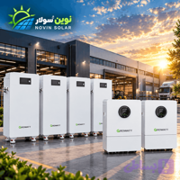 پکیج برق اضطراری ویلا (اینورتر 15 کیلووات هیبرید گرووات + باتری 16 کیلووات گرووات)