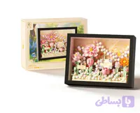 لگو ساختنی تابلو گل رز و پنبه کد M3131