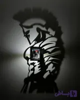 چراغ‌ سایه‌ ای طرح اسپارتان "Spartan" دیواری