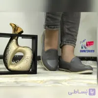 کفش کالج زنانه رنگ طوسی پاشنه ۱سانت (در سایت بالنسیاگا نیوبالانس اسکیچرز هوکا)