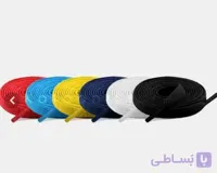 بند کفش(یک جفت) کنفی اصلی رنگ بنفش قرمز مشمی زرد سفید آبی طوسی سورمه ای نارنجی کالباسی صورتی یشمی سبز