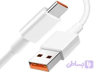 کابل شارژ سریع تایپ سی شیائومی Xiaomi 6A Type-C Fast Charge Cable 1m