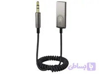 گیرنده بلوتوث خودرو به همراه کابل صدا آی یو ایکس کوتتسی Coteetci Bluetooth 5.0 AUX Car Bluetooth receiver 74001