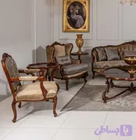 مبل کلاسیک راشل۸ نفره وست کامل