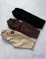 شلوار کتان زاپدار