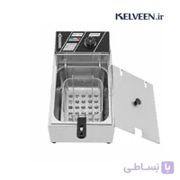 سرخ کن صنعتی رومیزی تک لگن ۶ لیتری فونیکس