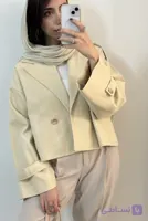 ترنچ کت کرم Tee
