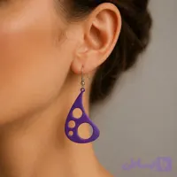 گوشواره آویز مدل پالت رنگ
