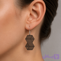 گوشواره آویز مدل بی نهایت