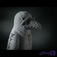 مجسمه دکوری مدل کلاغ باستانی
