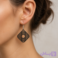 گوشواره آویز مدل پرتو نور