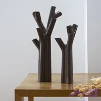 مجموعه دکوری مدل درختچه رزت (2 عددی) سایز متوسط