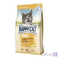 غذای خشک گربه هپی کت مدل Hairball Control (ضد گلوله ی مویی) فله وزن ۱ کیلوگرم