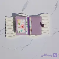 کیف مدارک آبرنگی یاسی چرم دست دوز