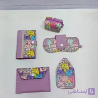 ست کیف طرح پیشی چرم دست دوز