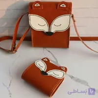 ست کیف و کیف پول روبی چرم دست دوز