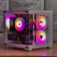 سیستم گیمینگ و استریمینگ STREAMER | گرافیک نسل جدید RTX 5050 و پردازنده Intel Core i5‑13400F | مناسب استریم، تدوین سبک و بازی‌های آنلاین | رم 16GB DDR4 3200MHz | حافظه پرسرعت SSD NVMe 500GB به همراه 500GB HDD | پاور Green 530W و کیس گیمینگ AURA GC101M با کولینگ بهینه | ویندوز ۱۱ آماده نصب