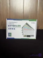 کیبورد و موس وایرلس RGB ترنسپرنت | بلوتوث | قابل شارژ Type‑C | وارداتی از عمان