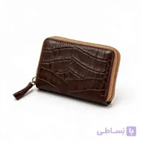 کیف پول زیپ‌دار طرح کروکودیلی | کد 1457